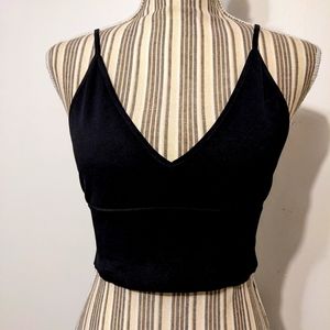 Free people intimately black bralette nwot